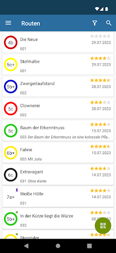 Android application Pilatus Indoor screenshort