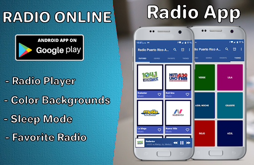 Android application Radio Puerto Rico AM FM PR screenshort