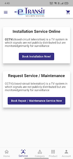 eTransit Screen 3