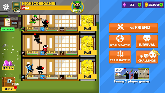 Jumping Ninja Battle Mod Apk (Unlimited Coins/Gems) 6