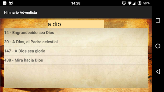 Himnario Adventista con Mu00fasica 1.4.4 APK screenshots 8