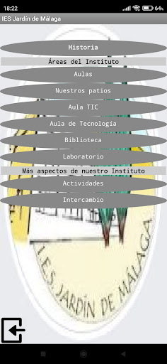 Android application IES Jardín de Málaga - APP 4 screenshort