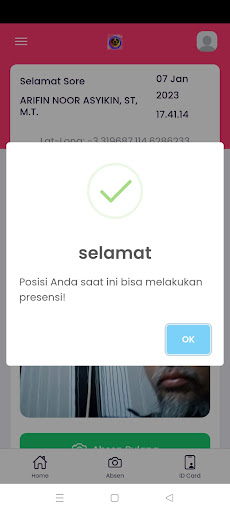 Presensi Poliban Screen 3