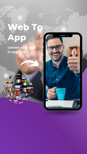 Android application Web To App screenshort