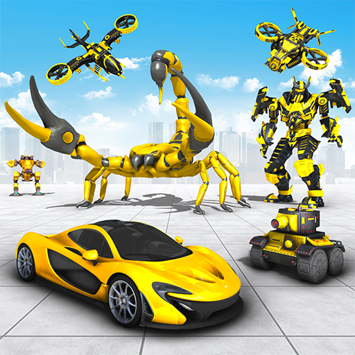 Scorpion Hero Robot Car Games