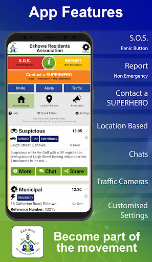 Android application Eshowe Residents Association screenshort