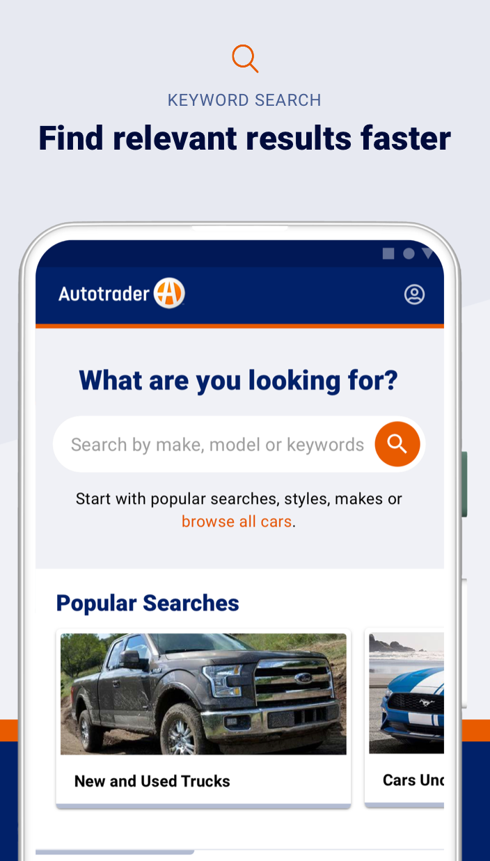 Android application Autotrader - Shop Used Cars For Sale Near You screenshort