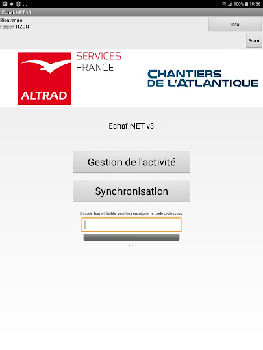 Android application Echaf.NET CdA screenshort