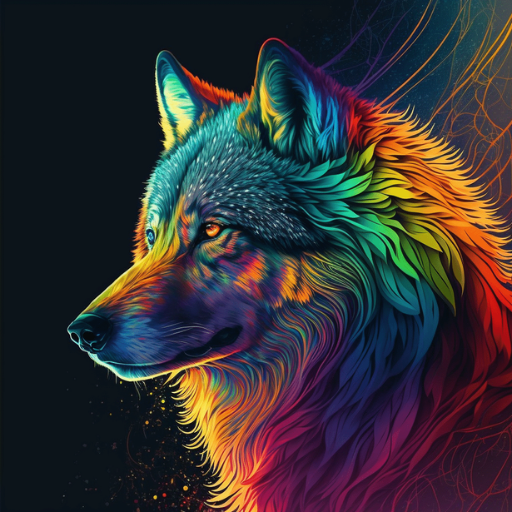 wallpaper wolf 4k logo