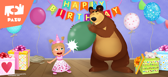 Маша и Медведь день рождения