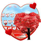 Romantic Love Heart Keyboard Theme icon