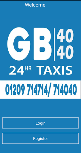 Android application GB Cabs Taxis Camborne screenshort