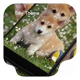 Silly Dog-Kitty Emoji Keyboard icon