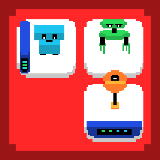 Puzzle Bot: sliding robots logo