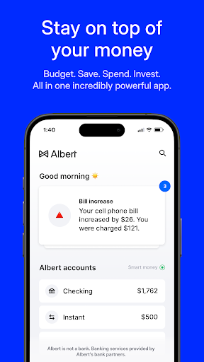 Albert: Budgeting and Banking screenshot 1