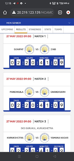 HCAMatchCentre Screen 3