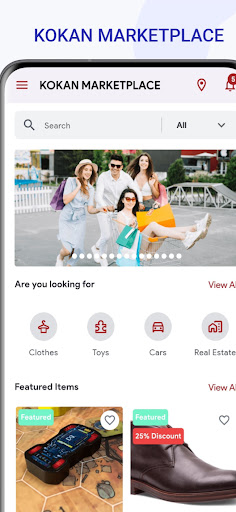 Android application KOKAN MARKETPLACE: Buy & Sell screenshort