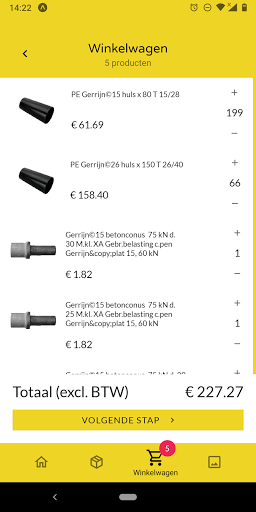 Android application Gerrijn Catalogus screenshort