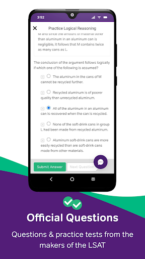Screenshot of LSAT Prep & Practice - Magoosh