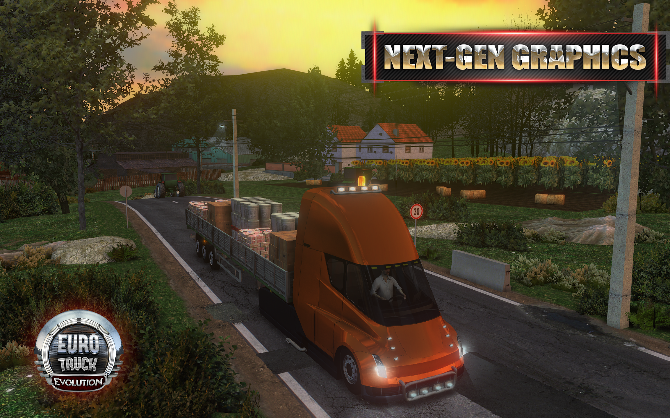 Euro Truck Evolution is a realistic simulation game