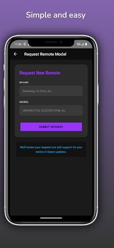 IR Remote for Adimo tv