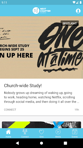 Android application The Next Chapter Church screenshort
