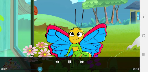 mariposita está en la cocina