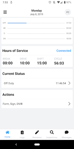 Screenshot of Contractors Elogs