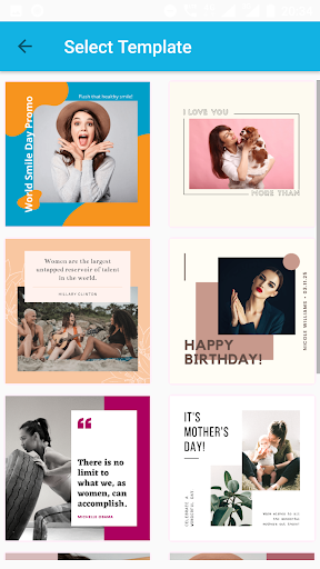 Poster Maker, Graphics Design, Screen 2
