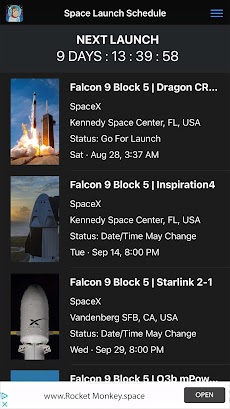 Space Launch Scheduleのおすすめ画像1