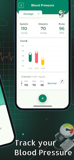 Blood Pressure: Heart Rate BPM Screen 2