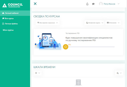 Council Academy Screen 2