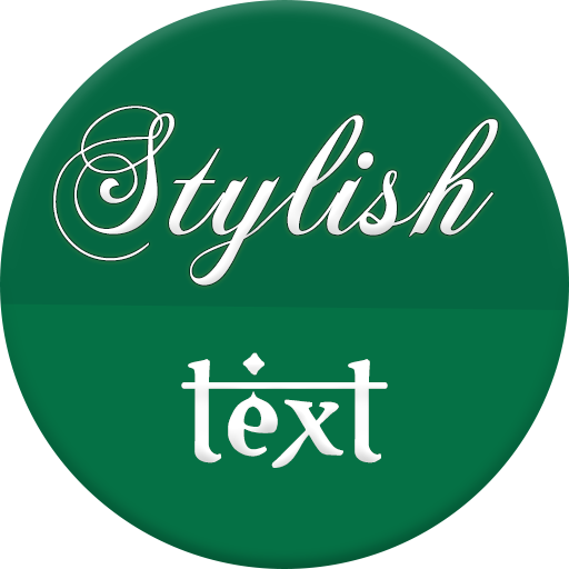 Stylish fonts, text and emojis  Icon