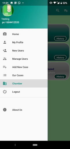 Lawyer Daily Diary Screen 3