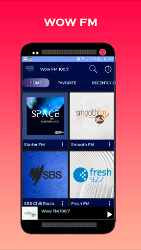 Wow FM 100.7 radio Sydney Screen 3