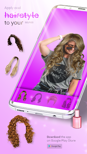 Android application Women Hairstyles Color Changer screenshort