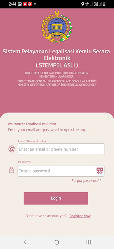 Android application STEMPEL ASLI screenshort
