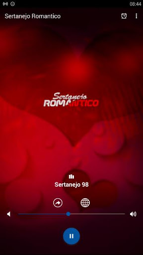 Android application Sertanejo Romântico Web Rádio screenshort