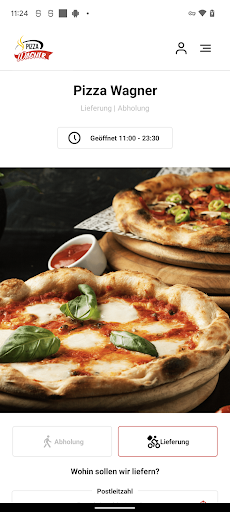 Android application Pizza Wagner screenshort