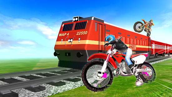 Tricky Bike Stunt vs Train 1.1.3 APK screenshots 10