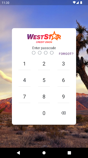 Android application WestStar Credit Union screenshort