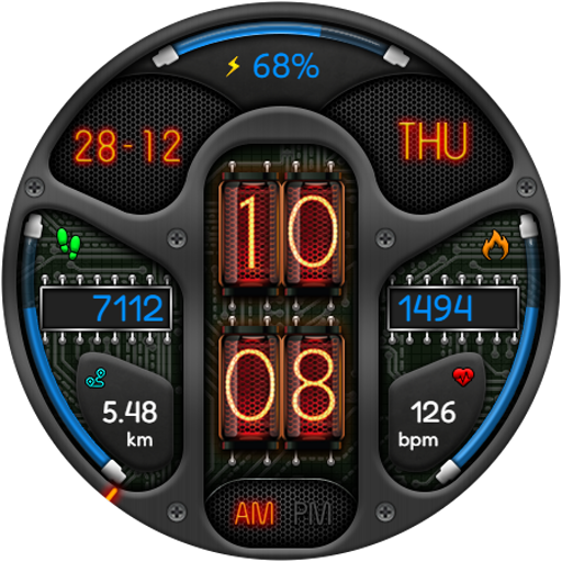 Get DIGITAL NIXIE URX43 Watch face for Android Aso Report