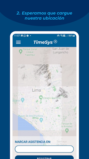 TimeSys App Screen 2