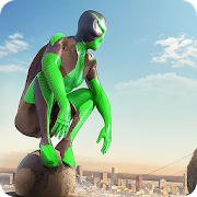 Image de couverture du jeu mobile : Rope Frog Ninja Hero - L'étrange gangster de Vegas 