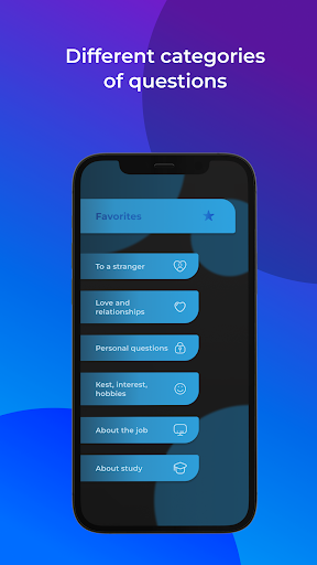 Android application Questions to Ask a Girl screenshort