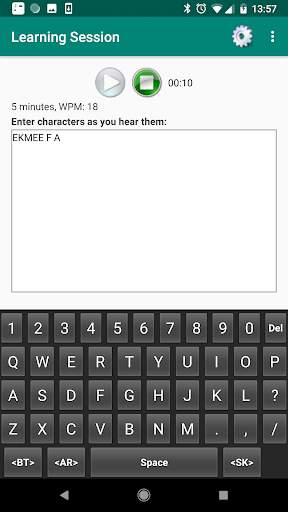 Morse Mentor Screen 2