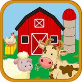 Learn Farm Animals Kids Games icon