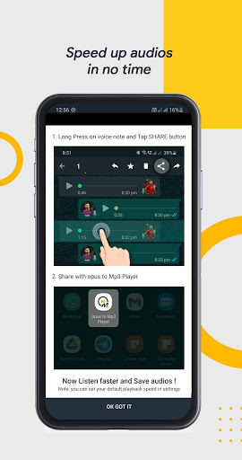 Opus to Mp3 | OM Player I Save Screen 3