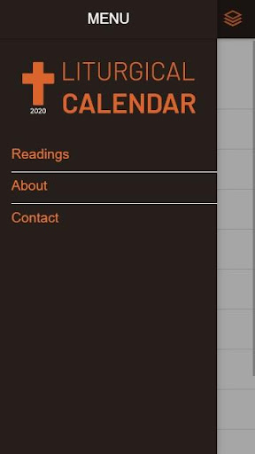 Android application Liturgical Cal. 2020 screenshort