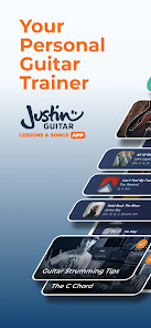 Justin Guitar Lessons & Songs apkpoly screenshots 1